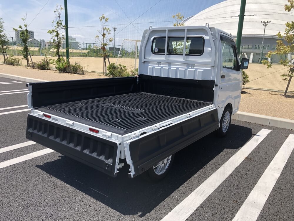 トラックの荷台をカスタム：ベースキット　110タイプ　（伸縮なし　荷台床上110ｃｍ）