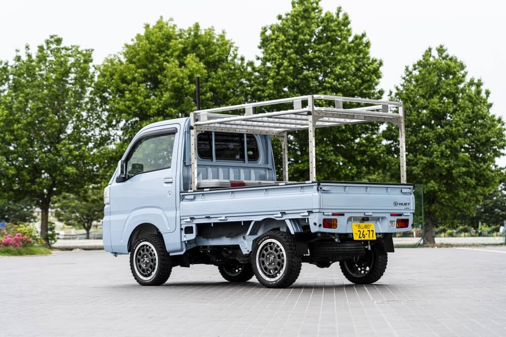 トラックの荷台をカスタム：ベースキット　110タイプ　（伸縮なし　荷台床上110ｃｍ）